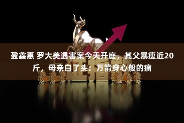 盈鑫惠 罗大美遇害案今天开庭，其父暴瘦近20斤，母亲白了头：万箭穿心般的痛