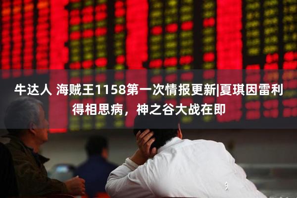 牛达人 海贼王1158第一次情报更新|夏琪因雷利得相思病，神之谷大战在即